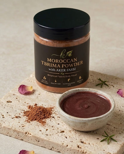 Moroccan Tbrima Powder with Aker Fassi