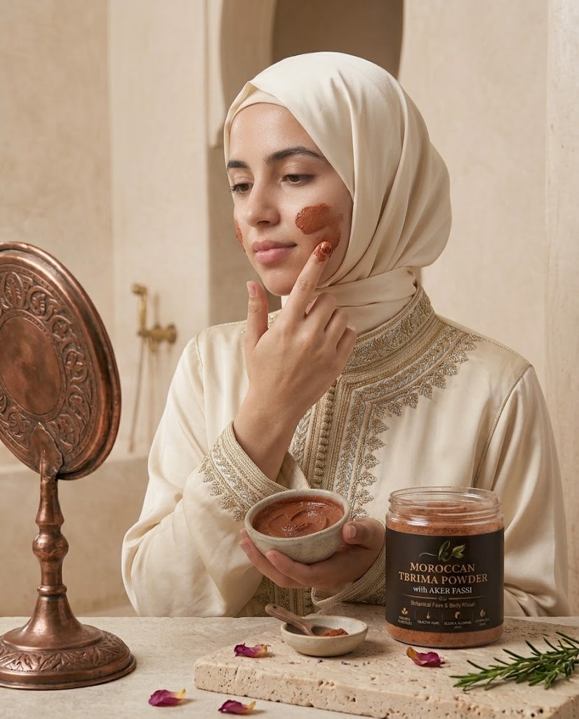 Moroccan Tbrima Powder with Aker Fassi