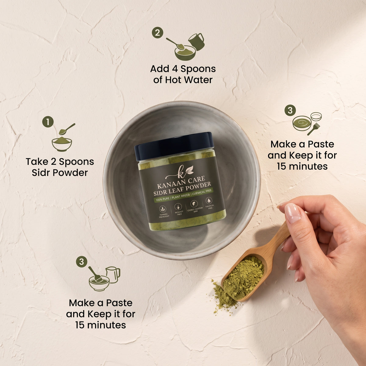 Kanaan Care Sidr Leaf Powder